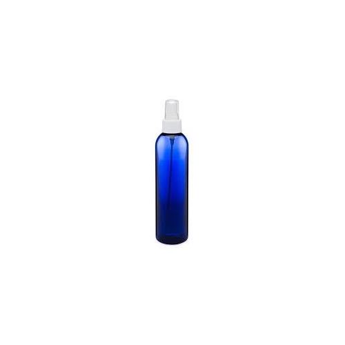 Plastová lahvička s bílým rozprašovačem, modrá, 100 ml