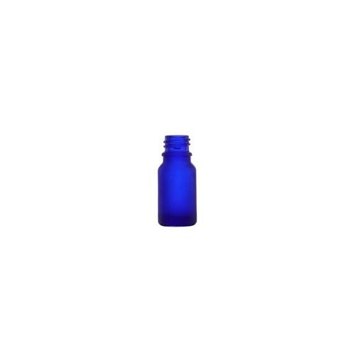 Skleněná lahvička, modrá matná, 10 ml