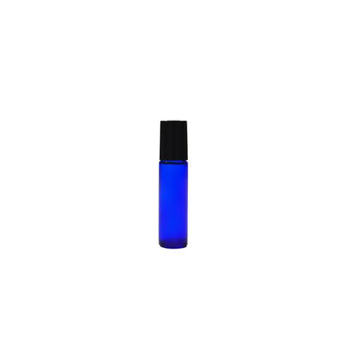 Roll-on s kovovou kuličkou modrý s černým víčkem, 10 ml