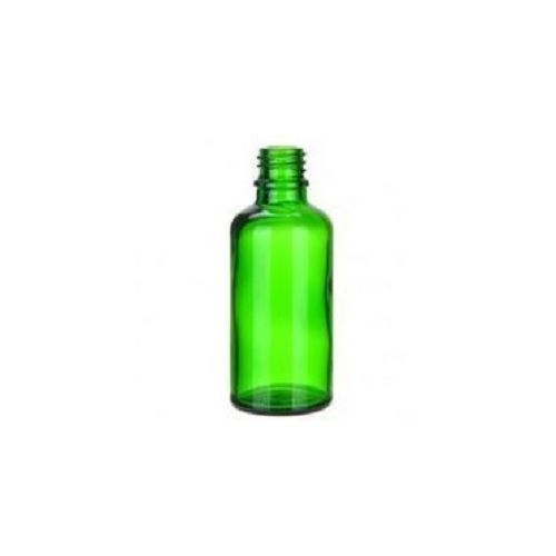 Skleněná lahvička bez uzávěru zelená, 50 ml
