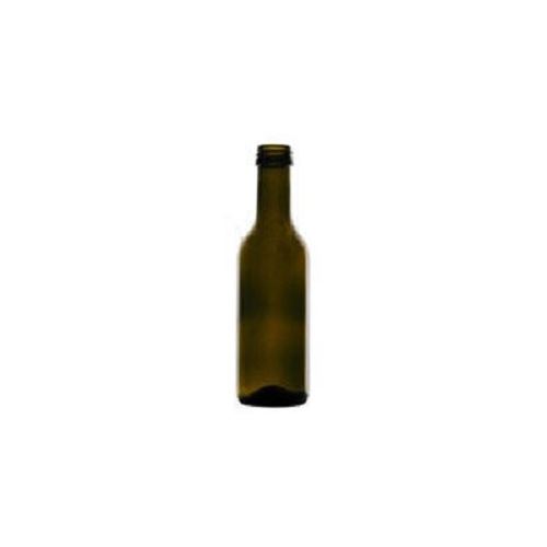 Skleněná lahvička s hliníkovým uzávěrem antik, 190 ml