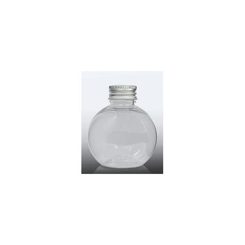 Plastová lahvička koule s hliníkovým víčkem, 150 ml