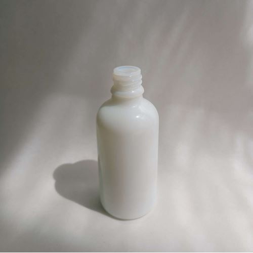 Skleněná lahvička bez uzávěru bílá, 50 ml