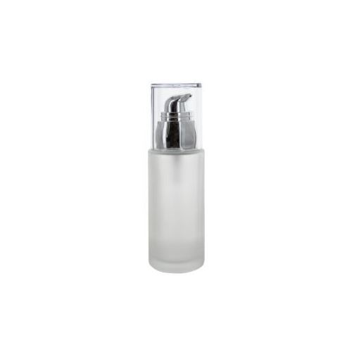 Skleněná lahvička s pumpičkou transparentní, 50 ml