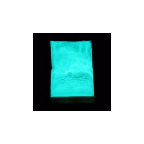 Fotoluminiscenční pigment do svíček nebo mýdlových hmot - modrozelená