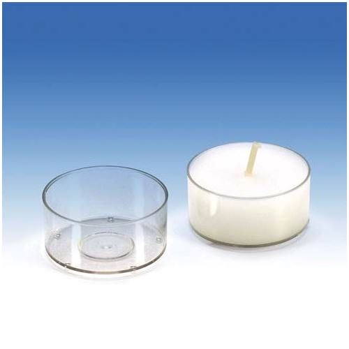 Plastová forma na malé a čajové svíčky kruh